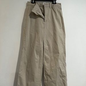 Wide leg kakis